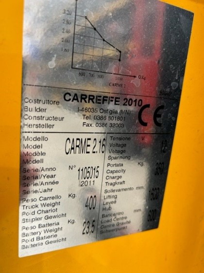 Carreffe Lift Truck with Tool Handler Pic 11